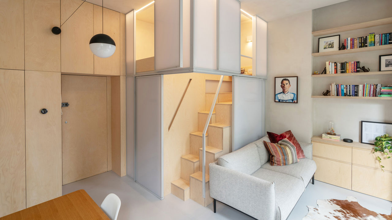 A Japanese-inspired Solution Unlocks Light and Space in This Shape-shifting Micro-flat